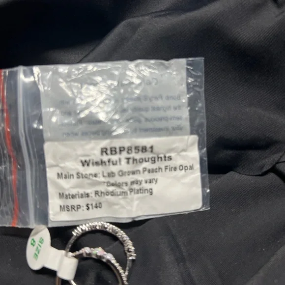 BP Silver Ring with Opal Accent - Picture 6 of 6